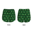 thumbnail image 3 of Balery Happy St. Patrick's Day Pattern Women's Running Shorts with Liner 2 Pockets Elastic Workout Athletic Gym Yoga Shorts-Medium, 3 of 7