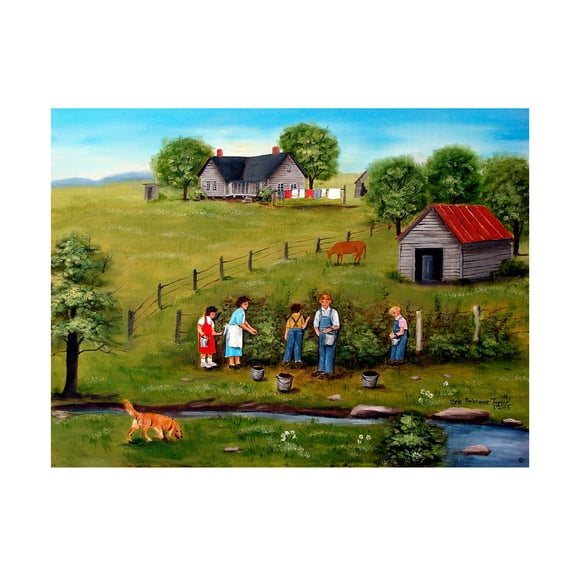 Trademark Fine Art 'Pickin' Canvas Art by Arie Reinhardt Taylor