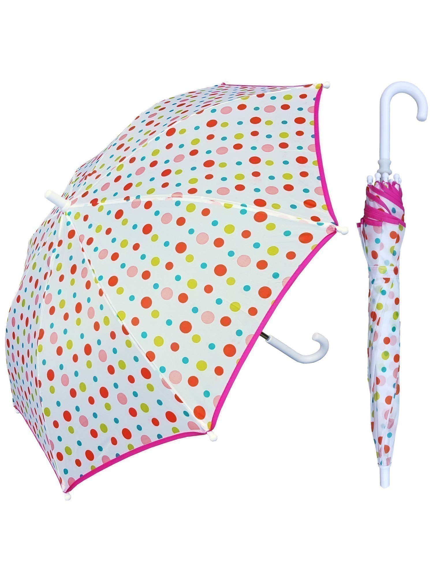Princess Print Pop-Up Umbrella and Raincoat Set RainStoppers Children Kid Girl