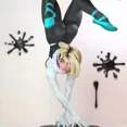 thumbnail image 3 of Figura de Spider Gwen de 18 cm, figura de anime de Spider Girl, figura de acción de Gwen de película, juguetes coleccionables, decoración, modelo de muñeca de PVC, regalo, 3 of 5