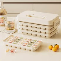 sruoe Ice Cube Trays, 84 Ice Blocks Tray Mold, Mini Ice Trays with Lid Easy Release, Portable Summer Homemade Ice Cube Mould Tray