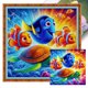 thumbnail image 1 of Bordado Eco-Cotton Thread 14CT Puntada cruzada pez payaso impreso 40x40cm, 1 of 9