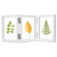 thumbnail image 6 of Afuly 3 Picture Frame White 5x7 Floating Picture Frames Double Sided Picture Frames Wedding Picture Frames, 3 Opening Picture Frame Trifold Tabletop Desk Display Gift, 6 of 8