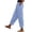 Sky Blue, variant on Yuhangmm Women's Pants, Women Waist Wide Leg Pants High Waisted Wide Leg Pants Fashion Elastic Trousers Comfy Straight Leg Long Pants With Pockets Womens Pants Pink M