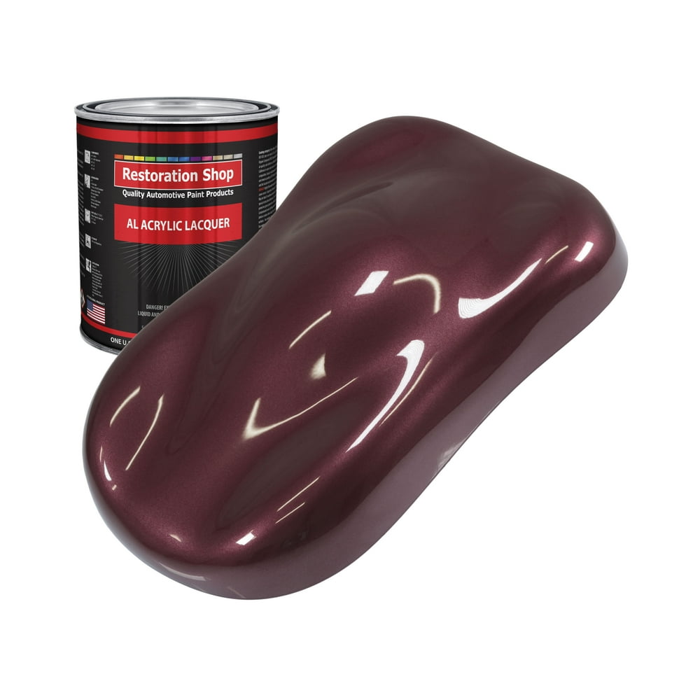 Restoration Shop Vintage Burgundy Metallic Acrylic Lacquer Auto Paint