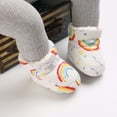 thumbnail image 6 of Fozruso Autumn And Winter Children Baby Boots Boys And Girls Cotton Shoes Soft Lightweight Comfortable Warm Elastic Band Cute Cartoon Pattern Sizes 5 Toddler(Multicolor), 6 of 6