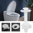thumbnail image 4 of 4PCS Toilet Seat Hinge Bolt Screws with Plastic Nuts and Washers Toilet Seat Replacement Parts Kit,4 x bolt,white, 4 of 8