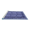 thumbnail image 2 of Ahgly Company Machine Washable Indoor Round Persian Blue Traditional Area Rugs, 8' Round, 2 of 4