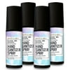 (4 Pack) Earth to Skin Hand Sanitizer Spray, Black 2.5 oz