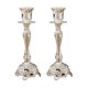 thumbnail image 1 of Paquete de 2 candelabros de metal candelabros de boda decoración del hogar plata L, 1 of 5