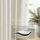 thumbnail image 3 of Cortinas opacas de lino color crema Guken de 107 x 244 cm para sala de estar, 3 of 7