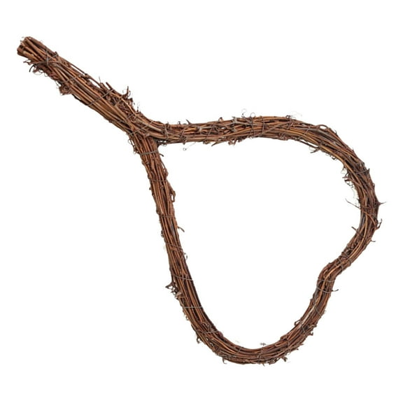 MLINS Heart Grapevine Wreath Rattan Branch Wreath Frame Twig Grapevine Heart Shaped Garland Hanging Wreaths
