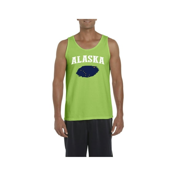 Men's Tank Top for Men - Alaska Flag