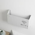 thumbnail image 3 of fankhu Wall Mount Wireless Wifi Router Shelf Storage Box for Living Room (Grey), 3 of 7