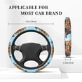 thumbnail image 5 of Haiem Animals on Noah's Ark Floating Print Steering Wheel Cover 15 Inches for Women Men, Neoprene Anti-Slip Cute Car Steering Wheel Grip Wrap Car Accessories Protective Case Cover, 5 of 8