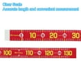 thumbnail image 3 of Uxcell Adhesive Fish Ruler 130cm Fish Measure Tape Sticker Tape Waterproof for Fishing Boat Kayak Workbench Red 1, 3 of 5