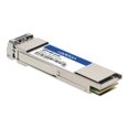 thumbnail image 1 of AddOn Alcatel QSFP-40G-LR Compatible QSFP+ Transceiver - QSFP+ transceiver module (equivalent to: Alcatel-Lucent QSFP-40G-LR) - 40 Gigabit LAN - 40GBase-LR - LC single-mode - up to 6.2 miles - 1270 nm / 1290 nm / 1310 nm / 1330nm, 1 of 6