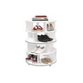thumbnail image 2 of Room Designs Shoe Rack White Contemporary  Circular, 2 of 3