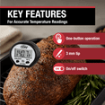 thumbnail image 2 of CDN DT392 ProAccurate® Digital Food Thermometer, NSF Certified Instant Read Meat Thermometer, Thin Tip Probe for Cooking, Grilling, BBQ, Candy Making & Baking, -50 to 392°F, 2 of 11