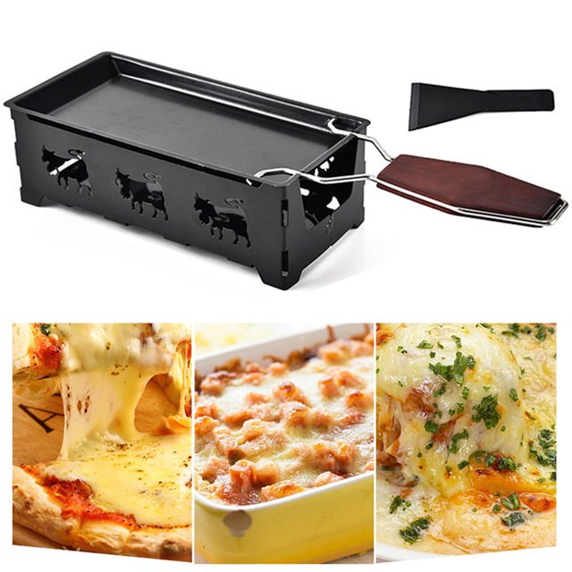 Coofit 3PCS Cheese Baking Tray Stove Set Mini Portable Non-stick Kitchen Grilling Tool
