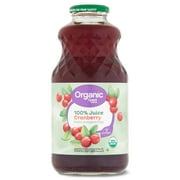 Great Value Organic Cranberry Juice, 32 fl oz (Shelf Stable)