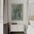 thumbnail image 3 of IDEA4WALL Framed Canvas Wall Art Abstract Print in Gray and Blue Tones Minimalist Pastel Digital Art Modern Art Decorative Bohemian Wall Decor for Living Room, Bedroom, Office - 16"x24" Natural, 3 of 5
