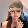 thumbnail image 4 of Byfri Leopard Print Baseball Cap Light Brown Washed Distressed Cotton 55-60cm for Men Women Outdoor, 4 of 7