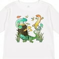 thumbnail image 4 of Inktastic Cute Lizards Hanging out Boys or Girls Long Sleeve Toddler T-Shirt, 4 of 5