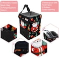 thumbnail image 2 of Christmas Foldable Car Trash Can Mini Trash Can with Lid Leak-Proof Car Garbage Can Hanging Storage Bag Car Trash Bin, 2 of 6