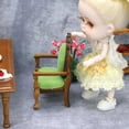 thumbnail image 4 of IFANLANDOR 2 Pcs Fauteuil Miniature pour Meubles de Simulation Mini en Forme de Chaise 3.34x2.20x1.85 Po, 4 of 7
