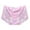 Pink, variant on KHONTS Women Floral Lace High Waist Underwear Full Coverage Panties Mesh Breathable See Through Briefs Soft Stretch Lingerie White XXL