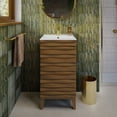 thumbnail image 2 of Swiss Madison SM-BV560WN Cascade 18" Free Standing Single Basin Vanity Set - Wood, 2 of 13