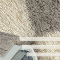 thumbnail image 4 of BERTHMEER 5'x8' Area Rugs for Living Room Bedroom Dinning Room Fluffy Checkered Soft Modern Geometric Plush Pile Ultra-Soft Rugs Carpets,Gray White, 4 of 8