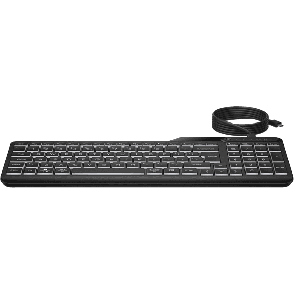 HP 405 Multi-Device Backlit Wired Keyboard