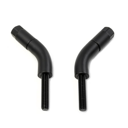 Forty Eight Inch Downrod - Black Mirror Stem Extender 3 Inch Extension Set for 2018-2018 Harley Davidson Forty Eight Special XL1200XS