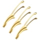 thumbnail image 1 of Uxcell 3 Pcs Pinzas para BBQ Coreanas y Japonesas 11.5" Acero Inoxidable 430 Oro, 1 of 6