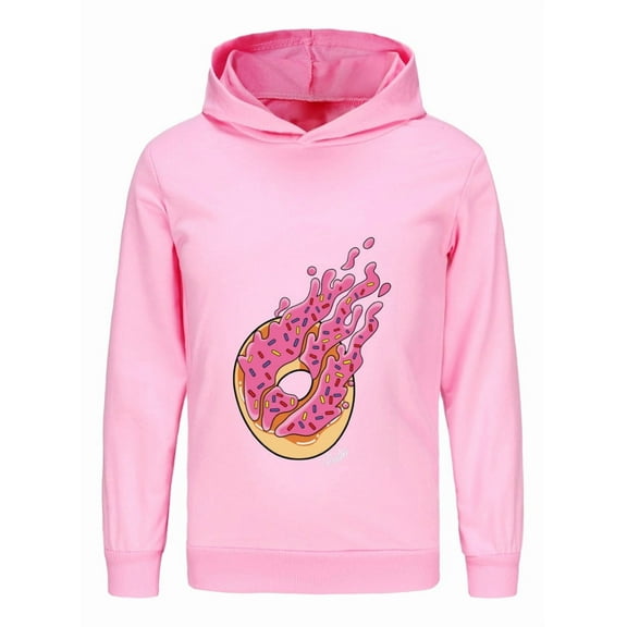 Boys Girls Preston Playz Hoodie – Lightweight Flame Graphic Pullover Sweatshirt for Kids