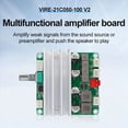 thumbnail image 2 of 2X Placa Amplificadora de Potencia Audio Digital de 2,1 Canales, 2 X 50 W y 100 W, 12 V-24 V, Módulo Amplificador de Cine en Casa DIY con Graves y Agudos, 2 of 5