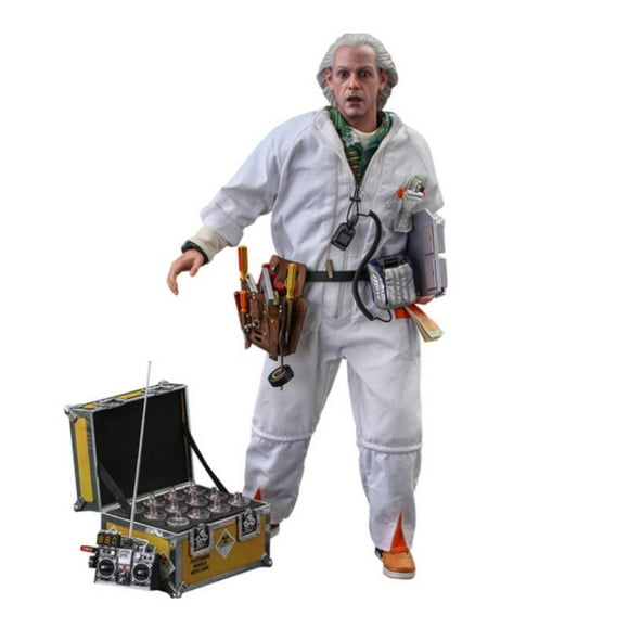 Figura Coleccionable Hot Toys Doc Brown (DELUXE EDITION) 1:6 de Escala Volver al Futuro HOT TOYS SIXTH SCALE FIGURE