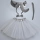 thumbnail image 1 of Disfraz de Elefante Conjunto de Falda Corta para Mujer y Niño, 1 of 4