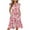 Bunny Pink, variant on Yuyamidu Women's Easter Dresses Summer Dresses for Women 2026 Loose Ruffle Flutter Sleeve V Neck Tiered Swing Casual A Line Mini Beach Dress with Pockets Bunny Pink, Size S