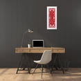 thumbnail image 3 of LaPoint, Annie 7x14 White Modern Wood Framed Museum Art Print Titled - Christmas Welcome, 3 of 4