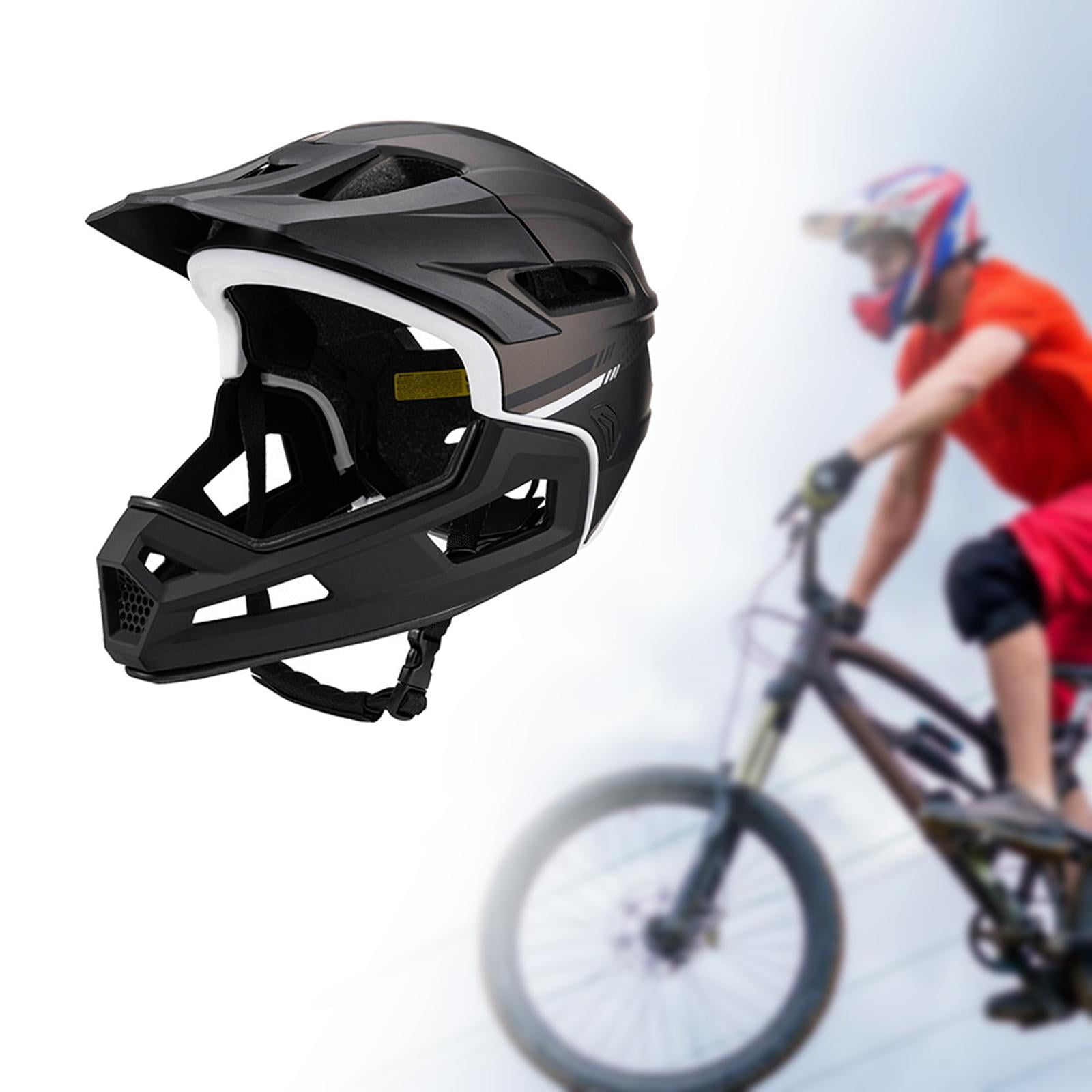 kesoto Bike Full Face Cycling Equipment Protective Gear Removable Washable Lining for Women Men Outdoor Riding Titanium Black
