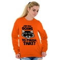 thumbnail image 3 of Cute Raccoon You Going to Finish That Unisex Plus Size Sweatshirt Brisco Brands 2X, 3 of 6