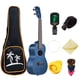 thumbnail image 1 of Ukelele Soprano Uke de chapa de 21 pulgadas guitarra hawaiana de 4 cuerdas, 1 of 8