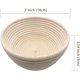 thumbnail image 2 of 7 inches Round Basket for Bread Proofing, Dough Proofing Bowls with Removable Liner, Good for Home Bakers Baking, 2 Pack, 2 of 5