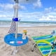 thumbnail image 2 of Bandeja de mesa para sombrillas de playa AMMSUN, 13 pulgadas, azul con portavasos, 2 of 6