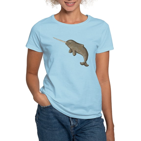 CafePress - Narwhal T Shirt - Women's Classic T-Shirt
