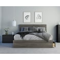 thumbnail image 1 of Nexera Ensemble de Chambre 3 Pcs avec Cadre de Lit, Gris, Grand, 1 of 7