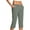 Army Green, variant on SYMOID Womens Capris Petite Leggings Stretch Casual with Pockets Pants for Women Ladies Khaki L Capris Comfortable Capri Pants for Women